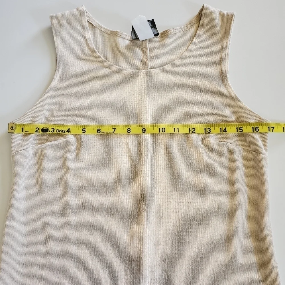 7316 * Whirlaway Frocks Vintage Tank Dress & Cardigan Jacket Set Cream Size 8 - Picture 7 of 16